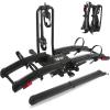 imageIron Pro 200lbs EBike Rack with Ramp for 2 EBikes Hitch Bike Rack for Cars SUVs Trucks Foldable Tilting Bike Rack Platform for Tow Hitch with 2quot Receiver EBike Carrier Fits up to 5quot Fat Tire