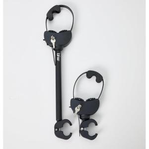 image2Pack Adjustable Lockable Ratchet Straps Frame Holders with Soft Rubber Padding and Keys for EBike Carriers and Bike Racks