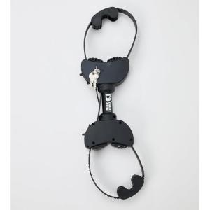 imageDoubleEnded Adjustable Lockable Ratchet Strap Frame Holder with Soft Rubber Padding and Keys for EBikes and Bicycles