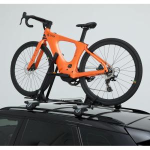 imageRider Pro Roof Bike Rack Foldable Aluminum Upright Bicycle Rack with AntiTheft Lock for Cars SUVs Adjustable Roof Mount Bike Carrier 32 lbs Capacity Fits 2027 Bikes Max Tire Width 23quot
